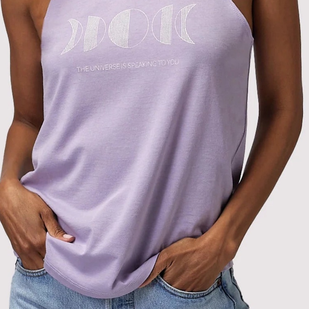Lavender Graphic Women's Tank Top
